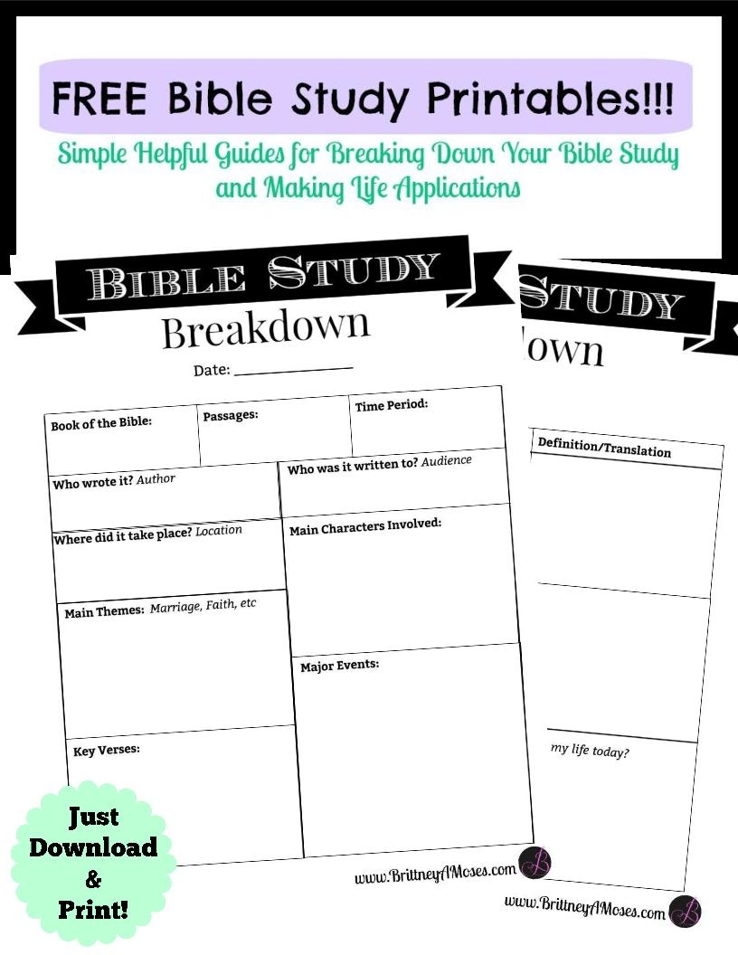 Bible Study Guide For Kids FREE Printable Wildly Anchored 