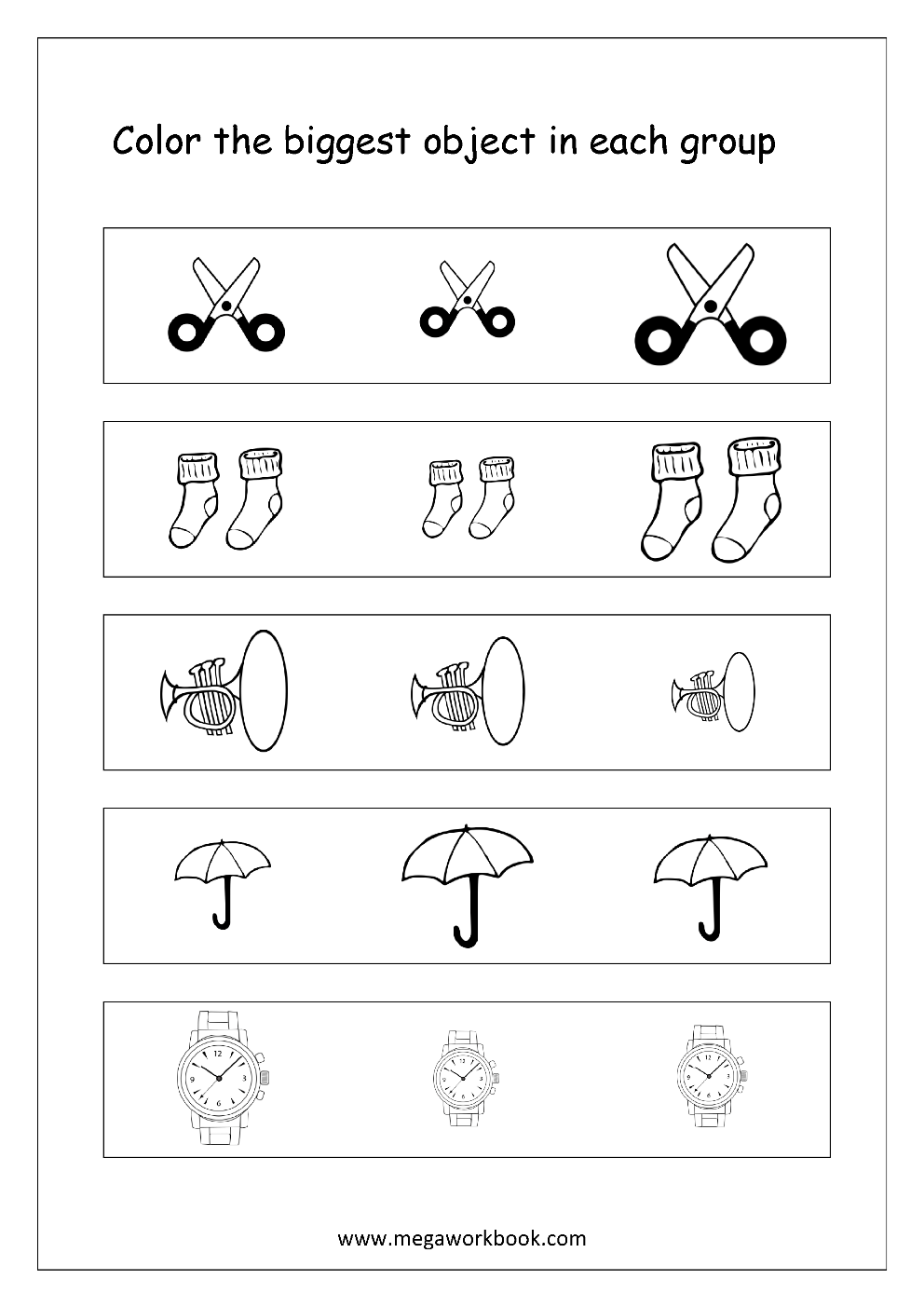 Big Or Small ESL Worksheet By Gabitza Worksheets Library