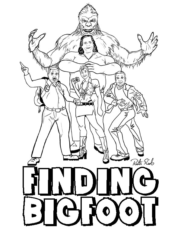 Bigfoot Coloring Pages Coloring Home