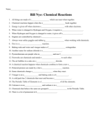 bill nye atmosphere worksheet