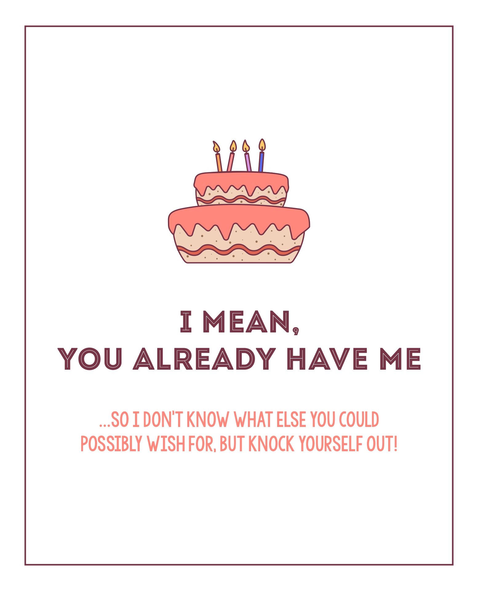 romantic birthday cards for him printable