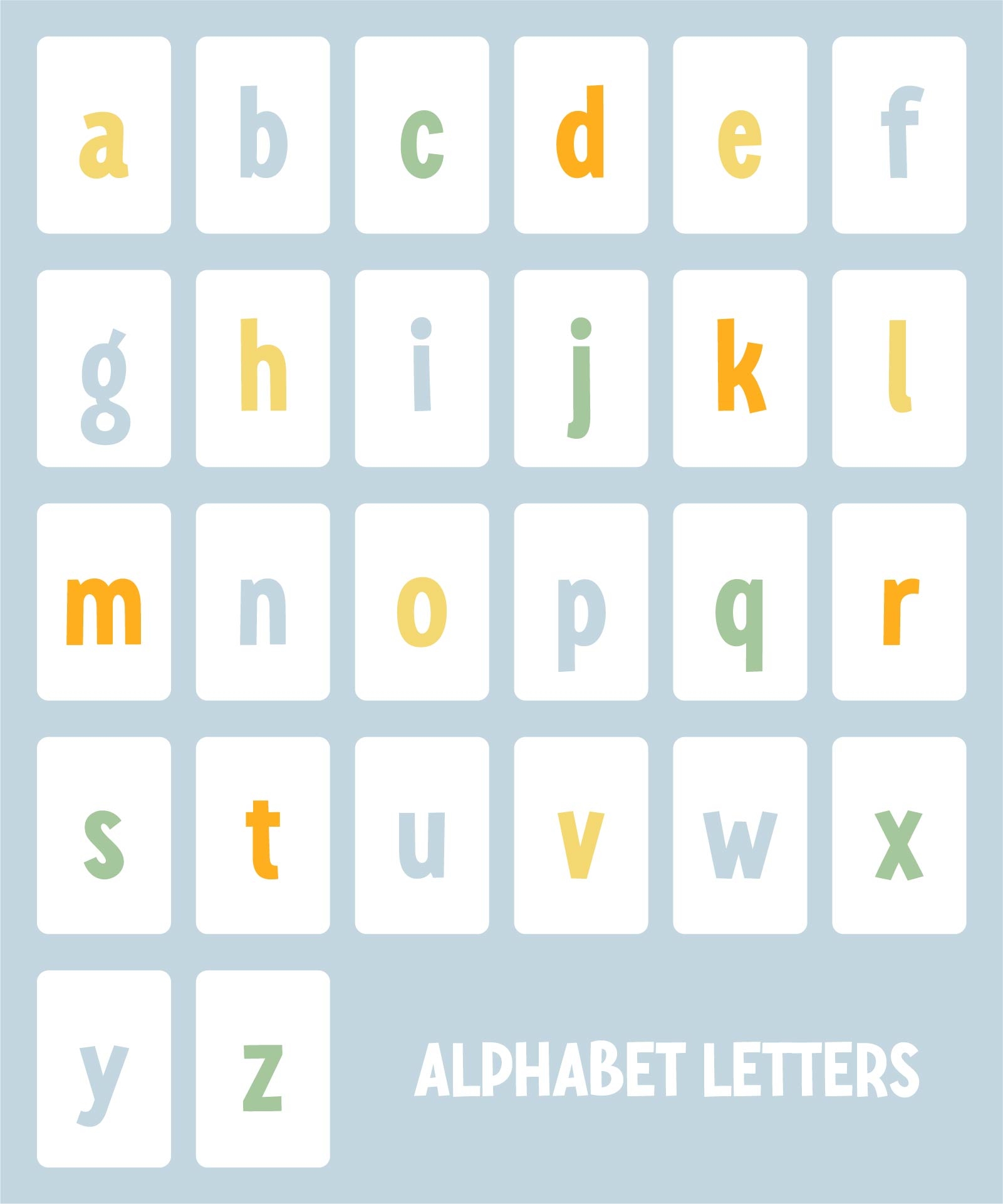 Blank Alphabet Letters 8 Free PDF Printables Printablee