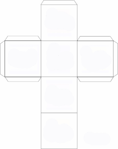 Blank Dice Template Printable ClipArt Best