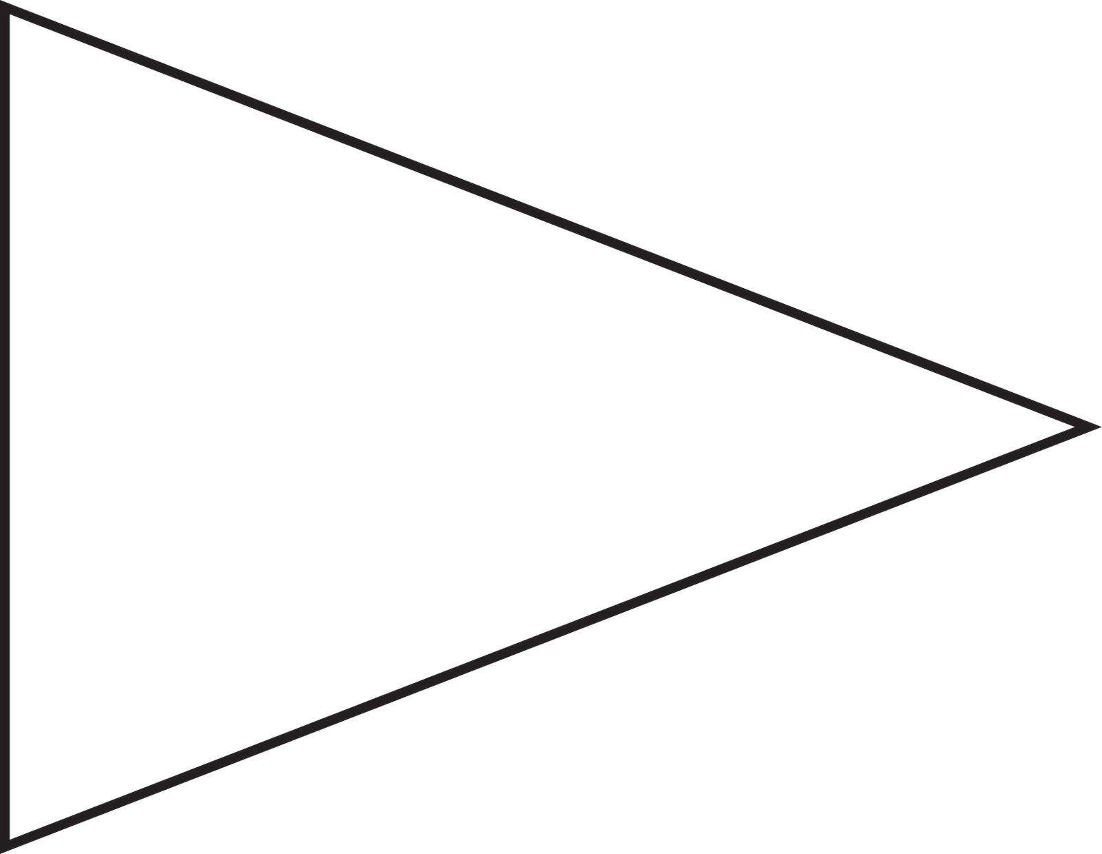Blank Flag Template ClipArt Best