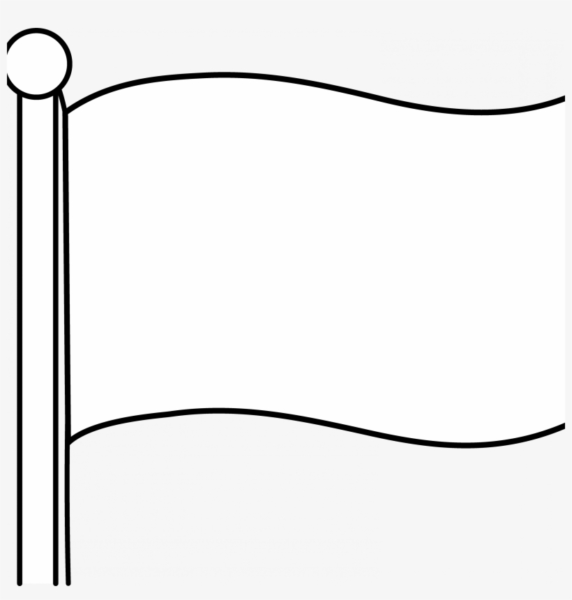blank flag writing template