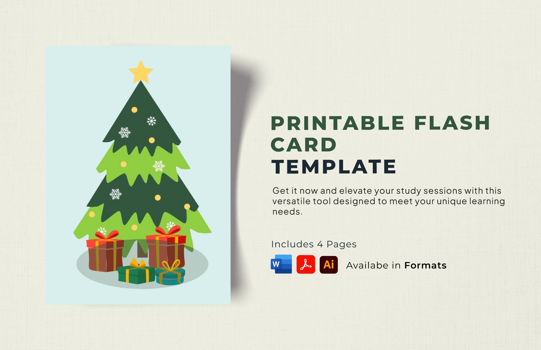 Blank Flash Card Template In Word PDF Download Template