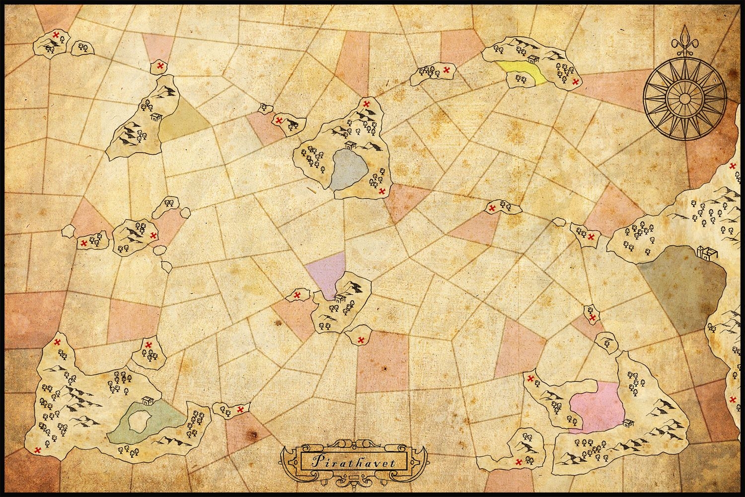 Board Game Map Template