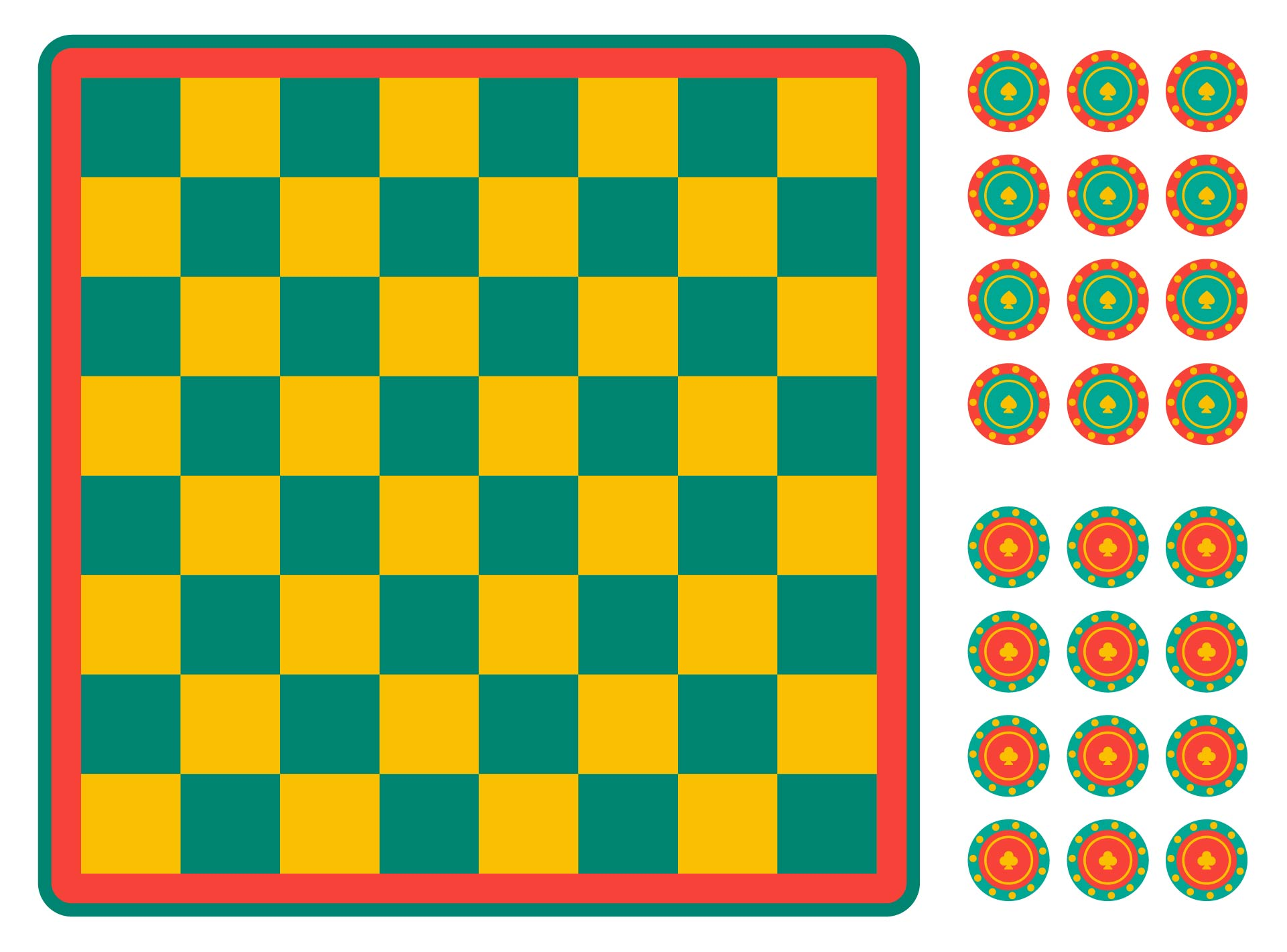 Board Game Pieces Paper 10 Free PDF Printables Printablee