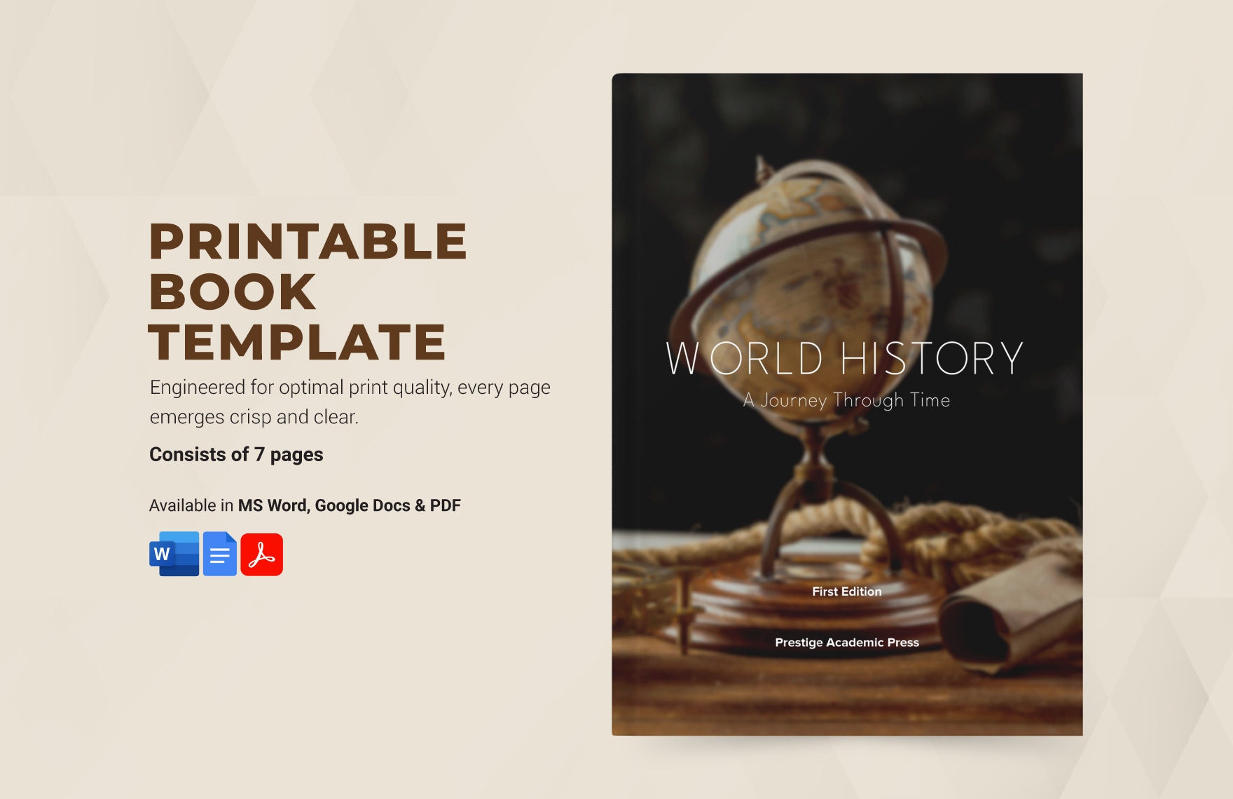 Book Word Template In Word PDF Google Docs Download Template