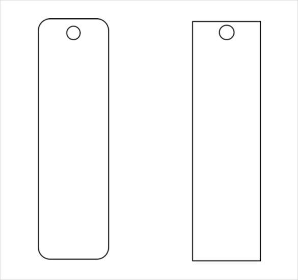 bookmark template free printable