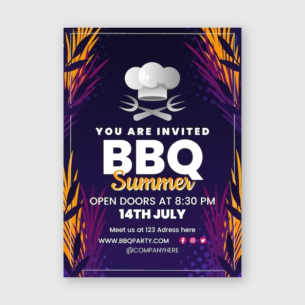 Braai Invitation Cards Templates Free Infoupdate