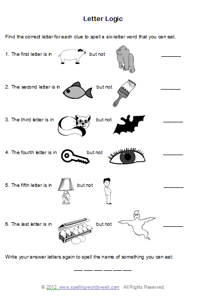 printable brain teaser worksheets