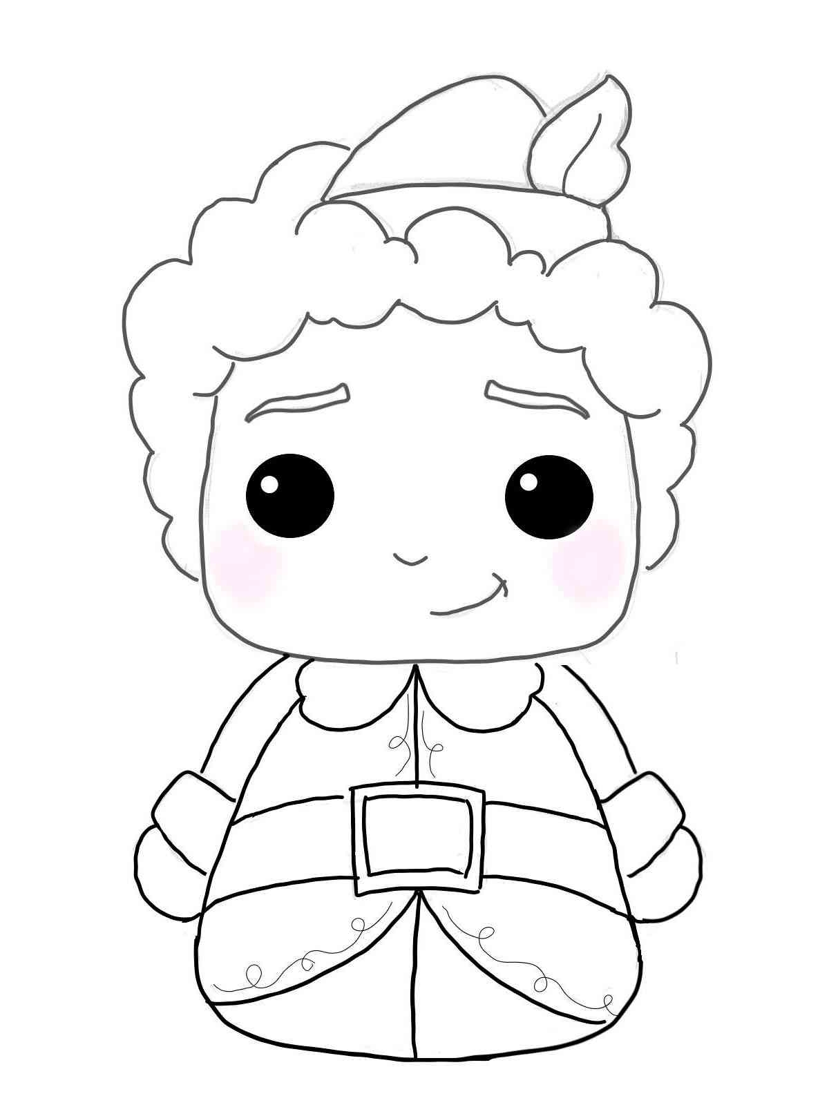 Elf Coloring Book Pages