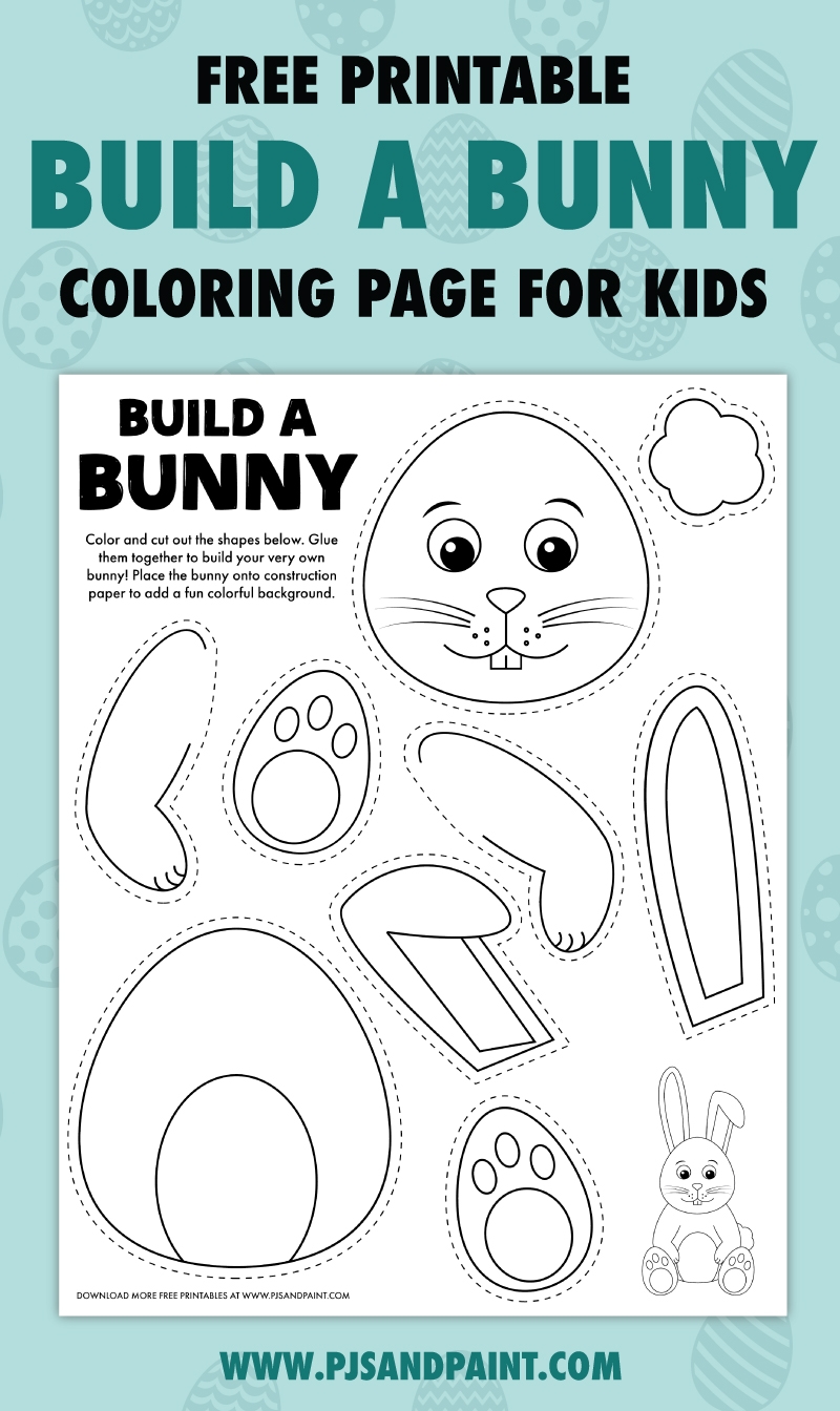 Build A Bunny Printable Printable Word Searches