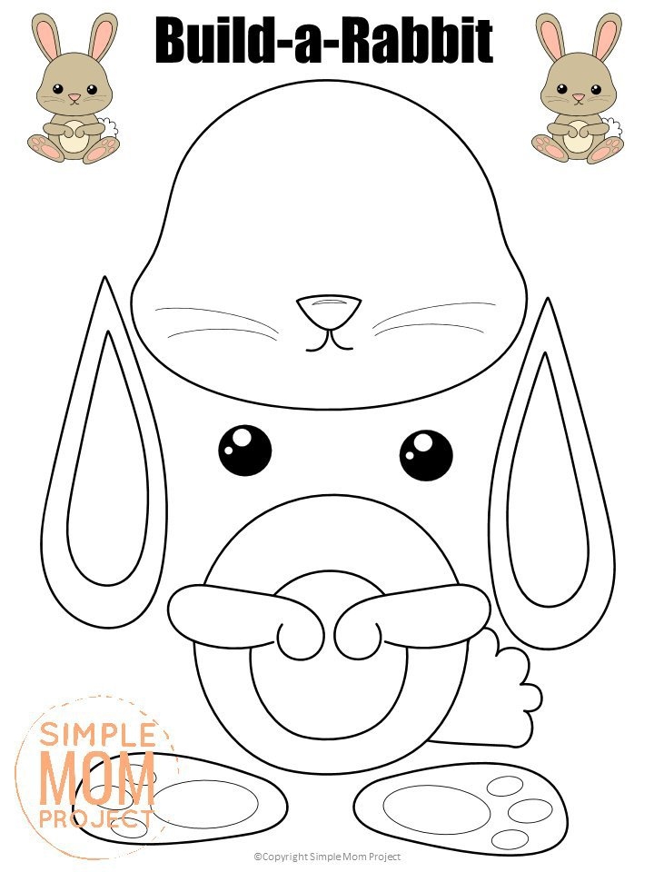 Build A Bunny Printable Printable Word Searches