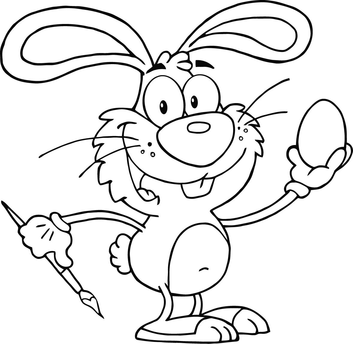 Free Bunny Coloring Pages