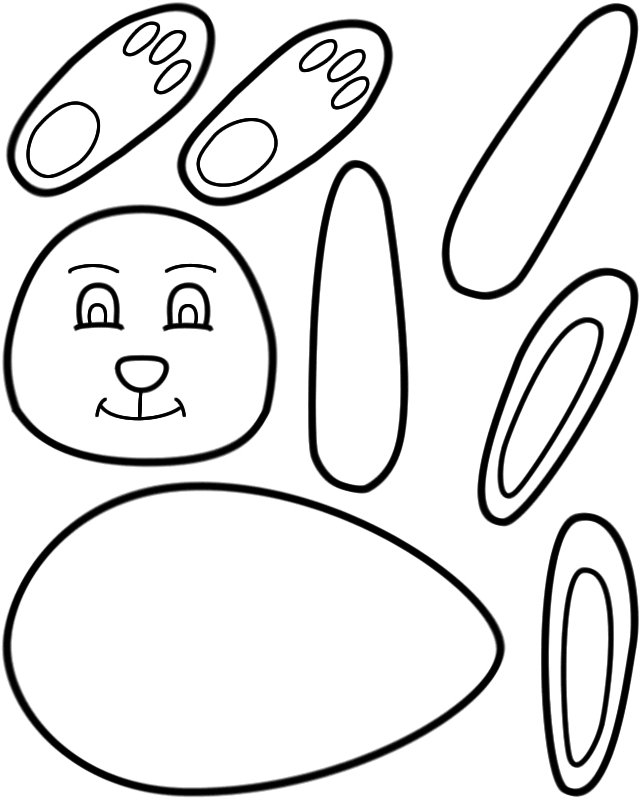 bunny ears template free printable