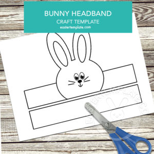 Bunny Headband Template Easter Template