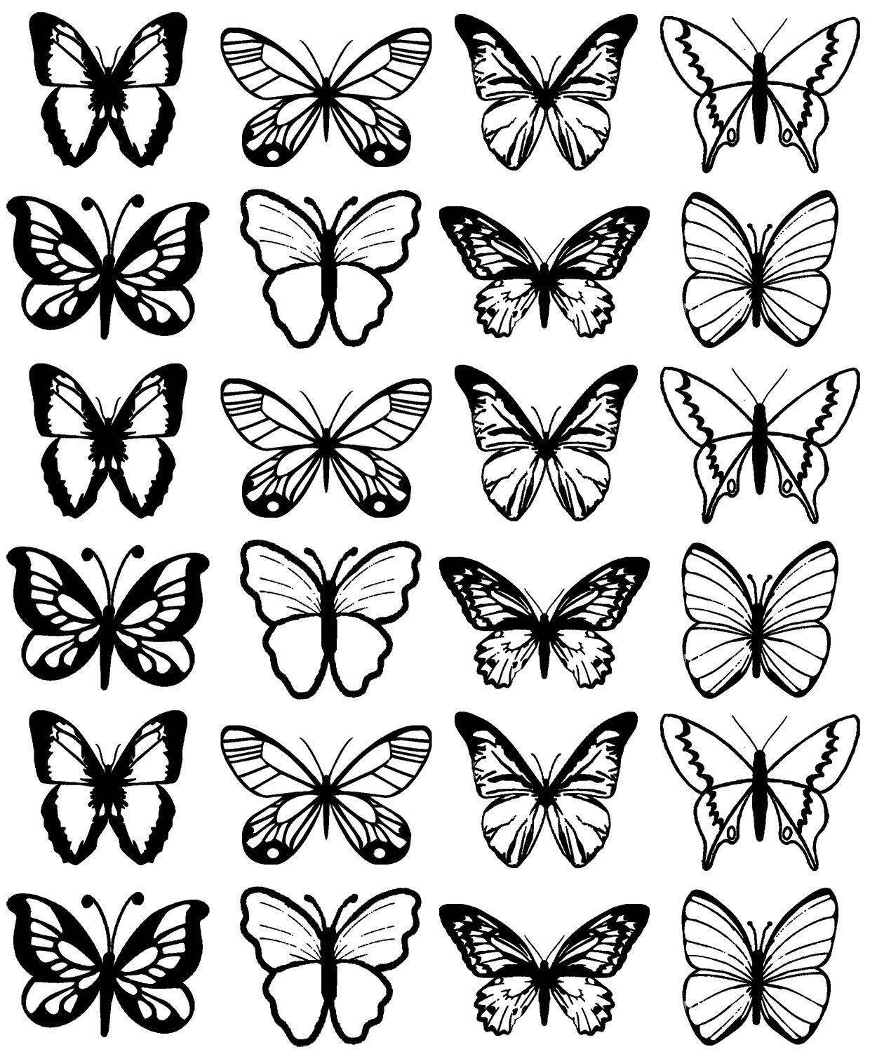 Butterfly Tattoo Printable Printable Calendars AT A GLANCE