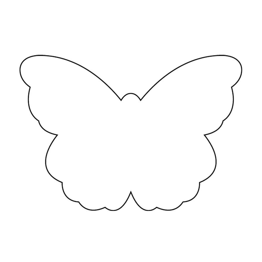 printable butterfly outline template