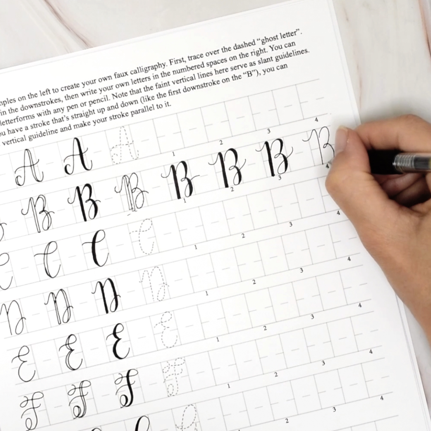 Calligraphy Worksheets 15 Worksheets Worksheets Library