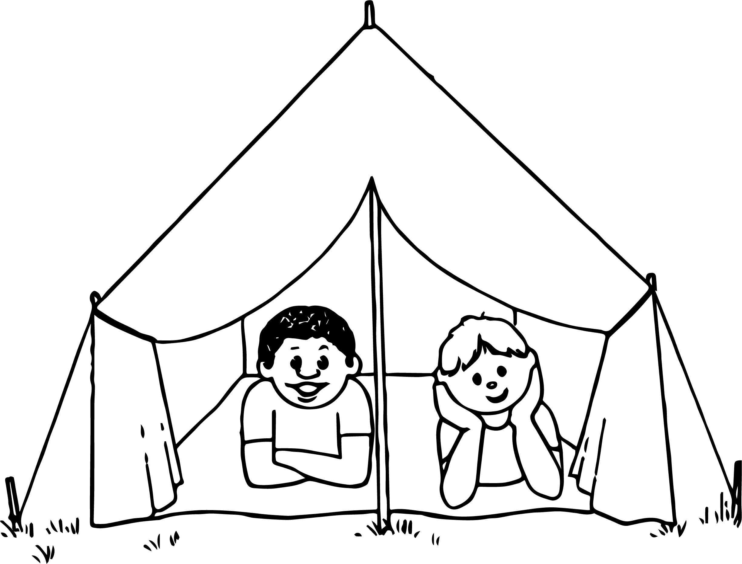 Camping Tent Printable Printable Word Searches