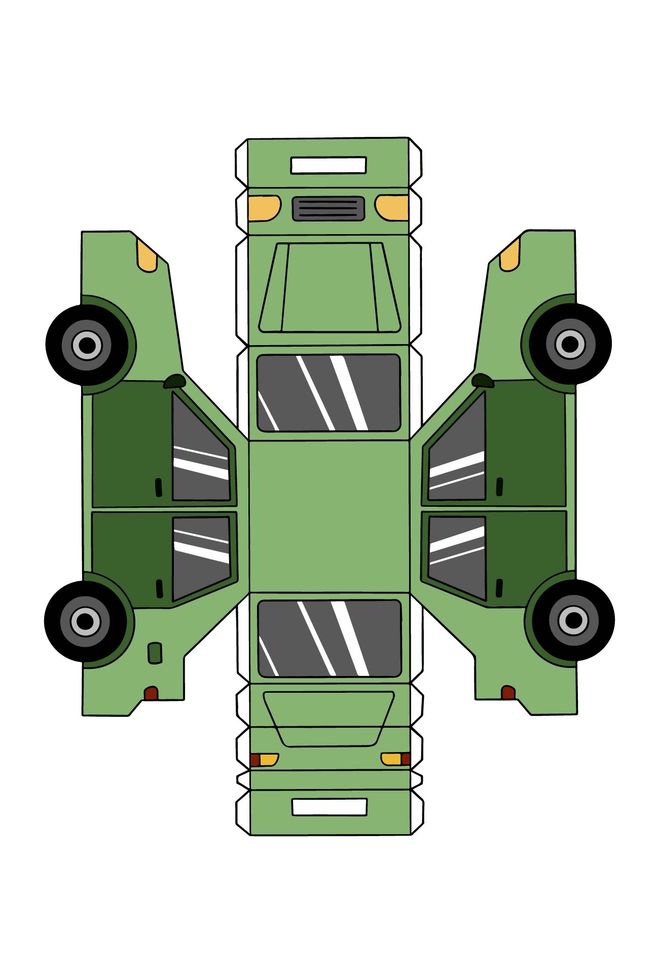 Car Template Printable