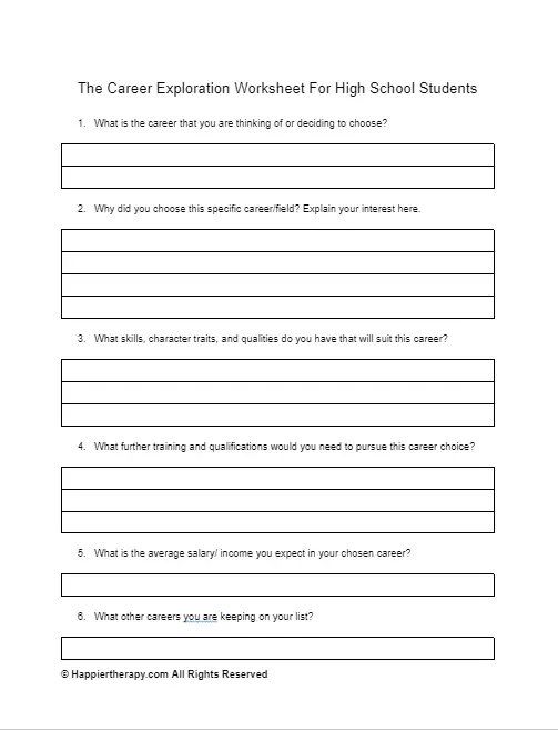 budget worksheet for high school students pdf