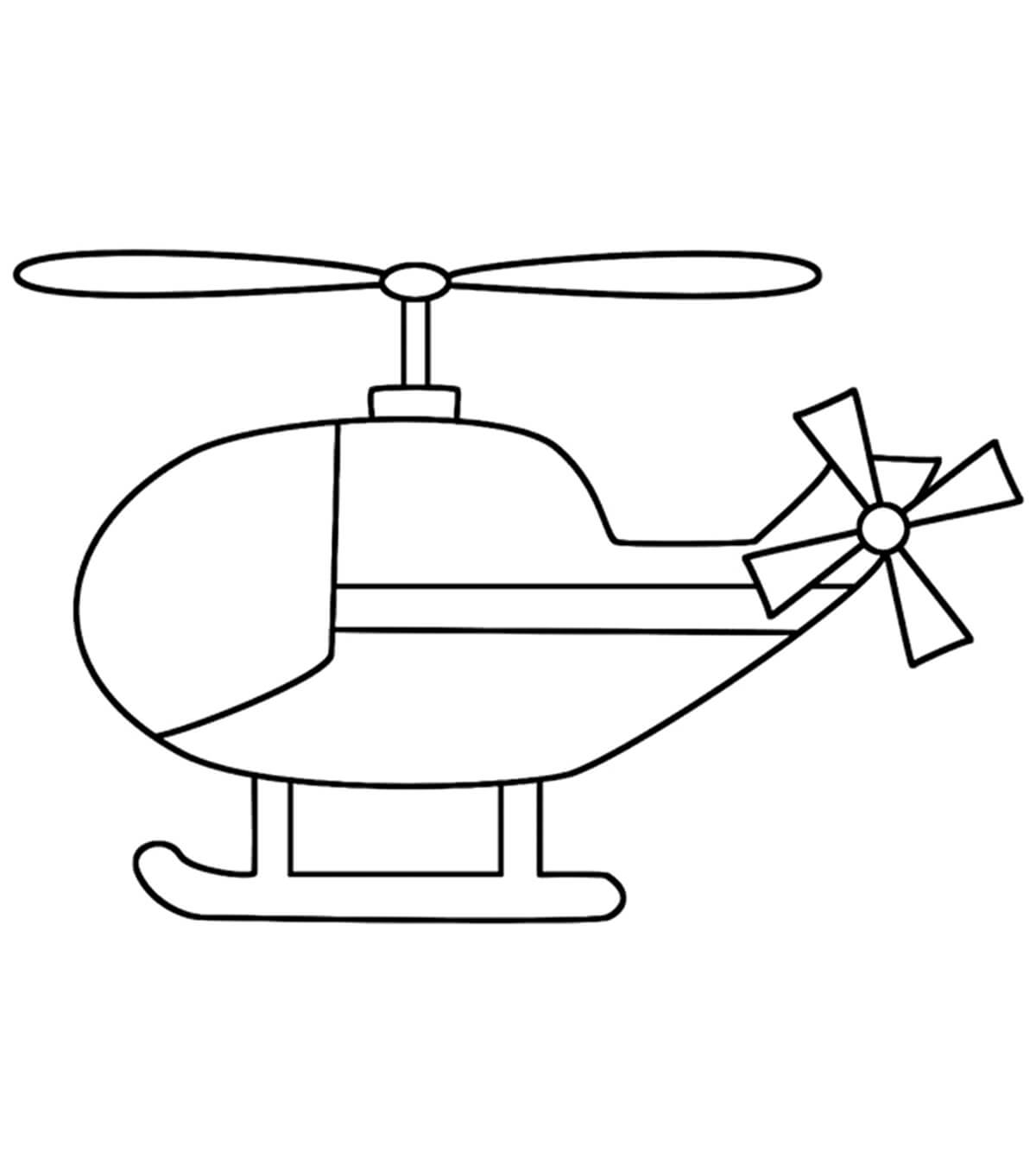 Cartoon Helicopter Coloring Page Free Printable Coloring Pages For Kids