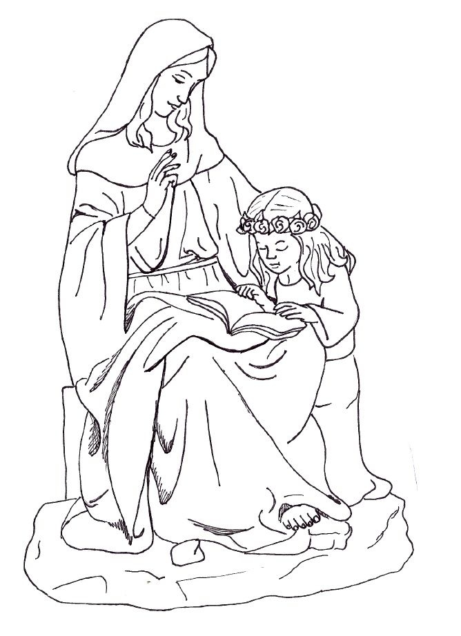 free coloring pages catholic