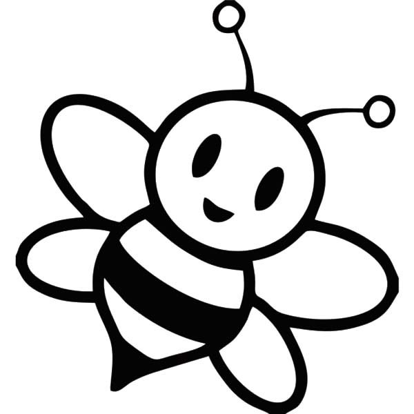 printable bee pictures to color