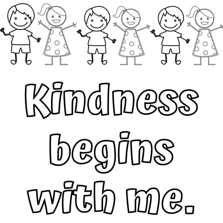 Choose Kindness Coloring Page Free Printable Coloring Pages For Kids