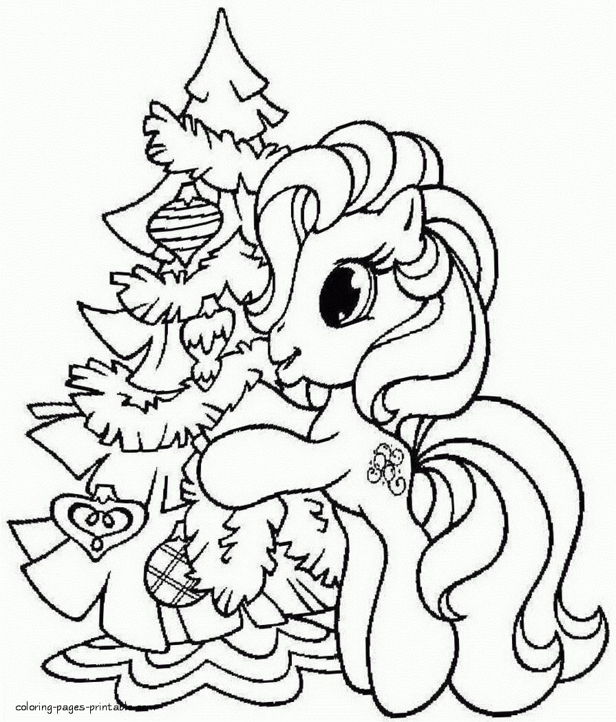 Christmas Coloring Pages For Girls Coloring Home