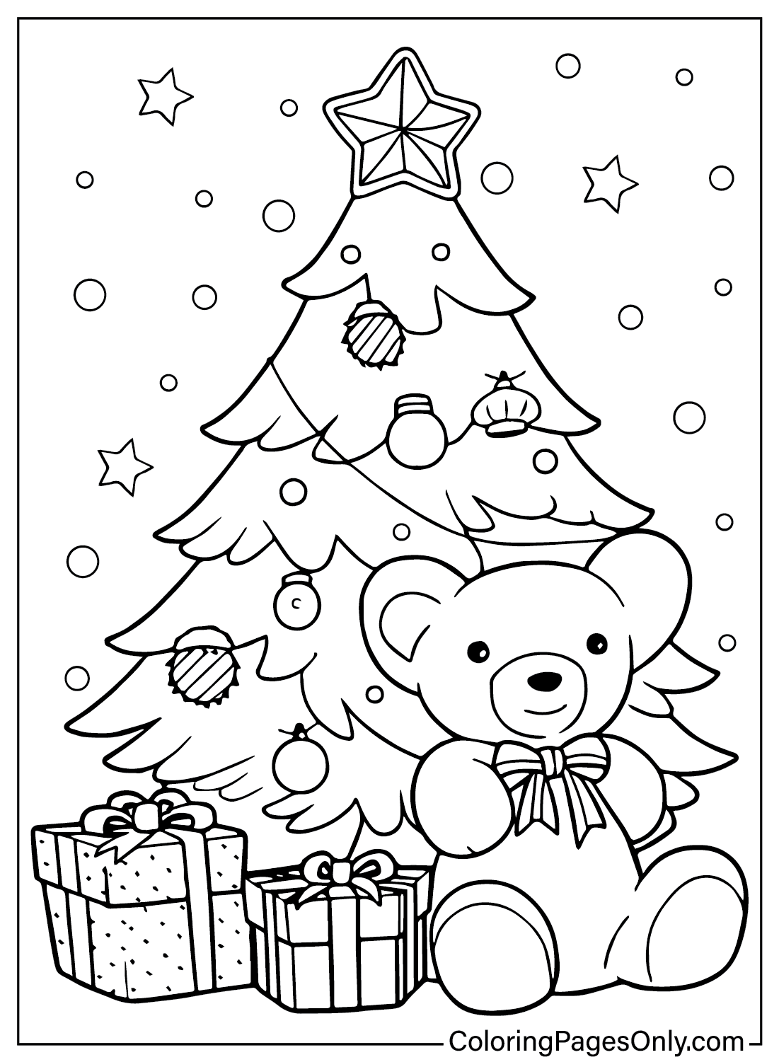Free Printable Christmas Coloring Page