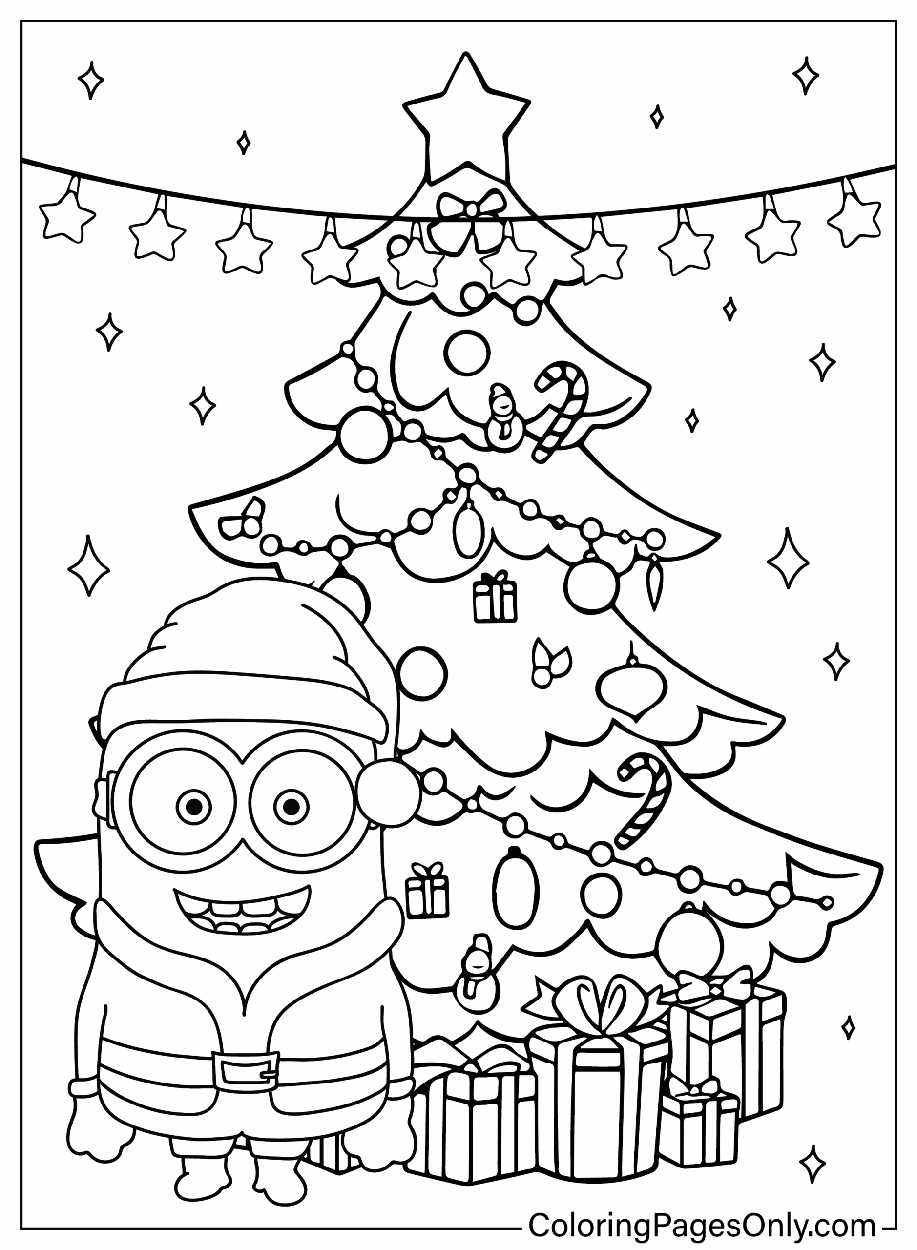 free coloring page christmas