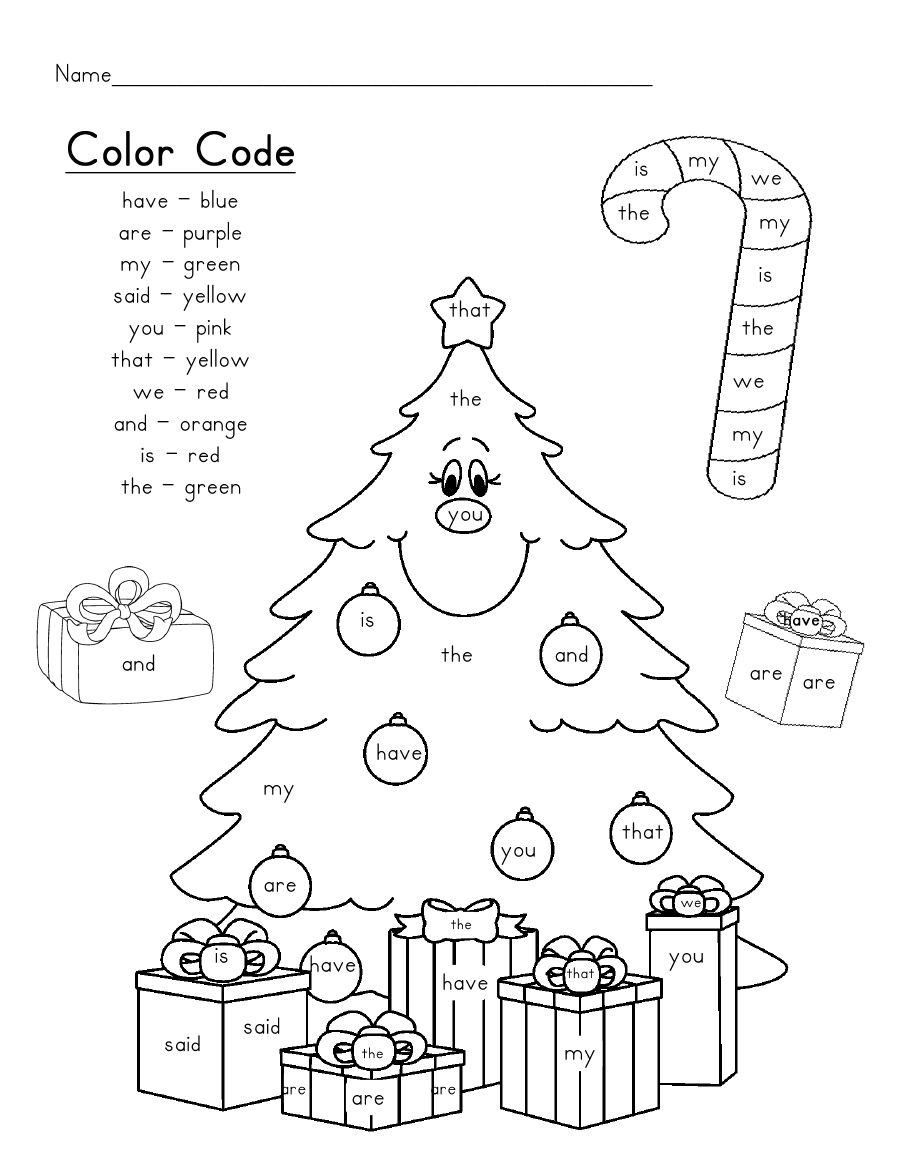 christmas free worksheets