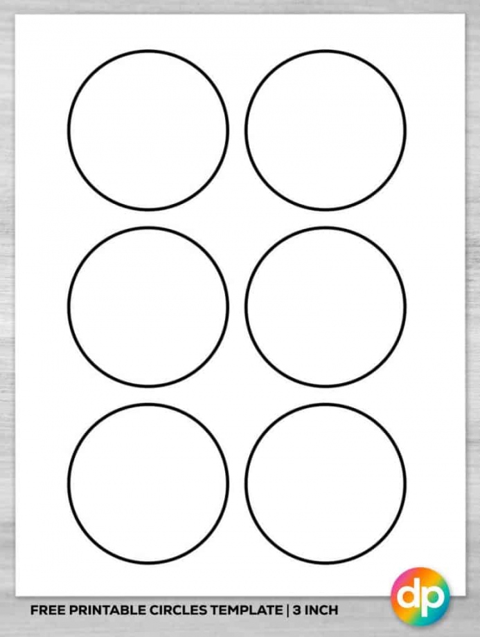 Circle Printable Template All FREE Printables