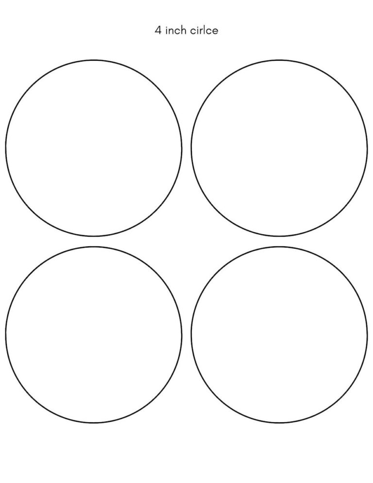 Circle Template Free Printables Small Medium And Large Sizes 