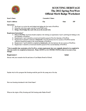Citizenship In Society Merit Badge Worksheet Fill Online 