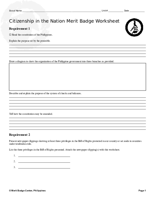 Citizenship In The Nation Worksheet Editable Template AirSlate 