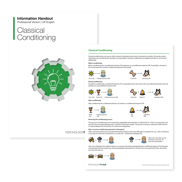 Classical Conditioning Worksheets Library