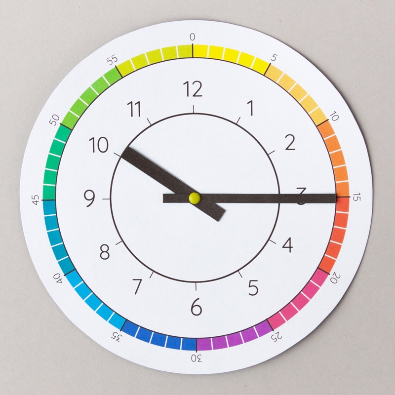 free printable clock template