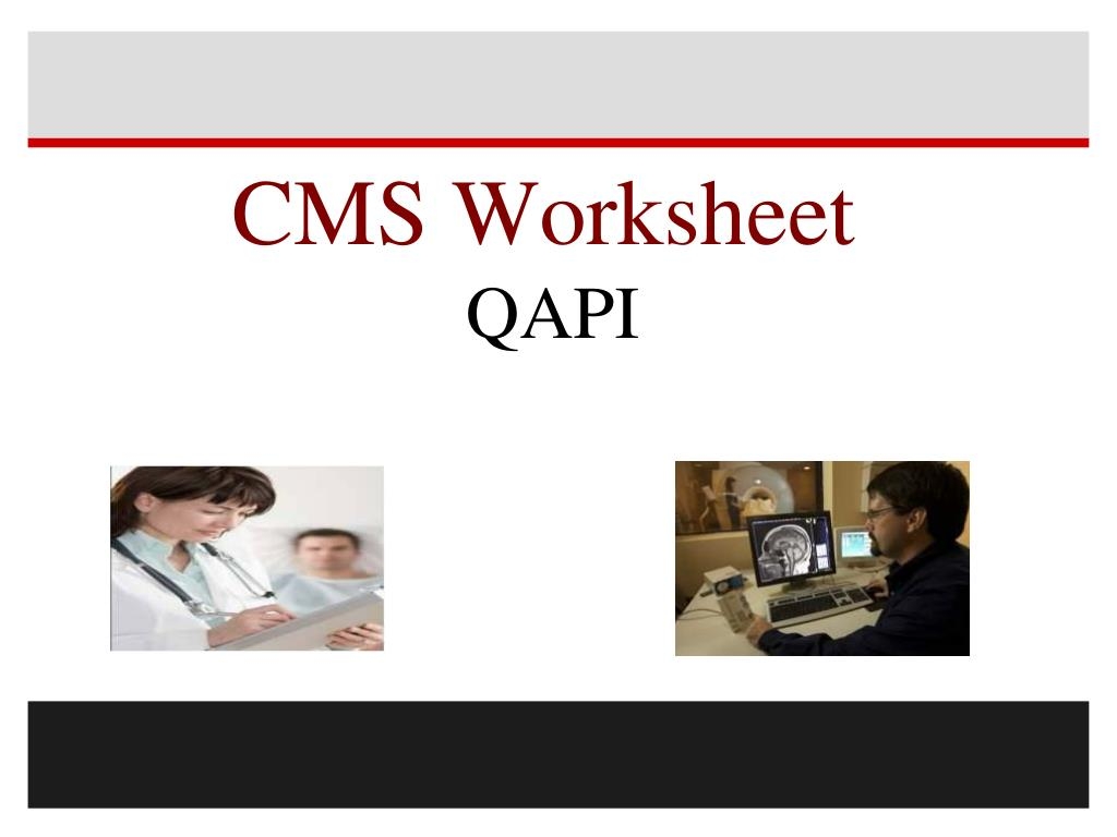 Cms Qapi Worksheet TUTORE ORG Master Of Documents
