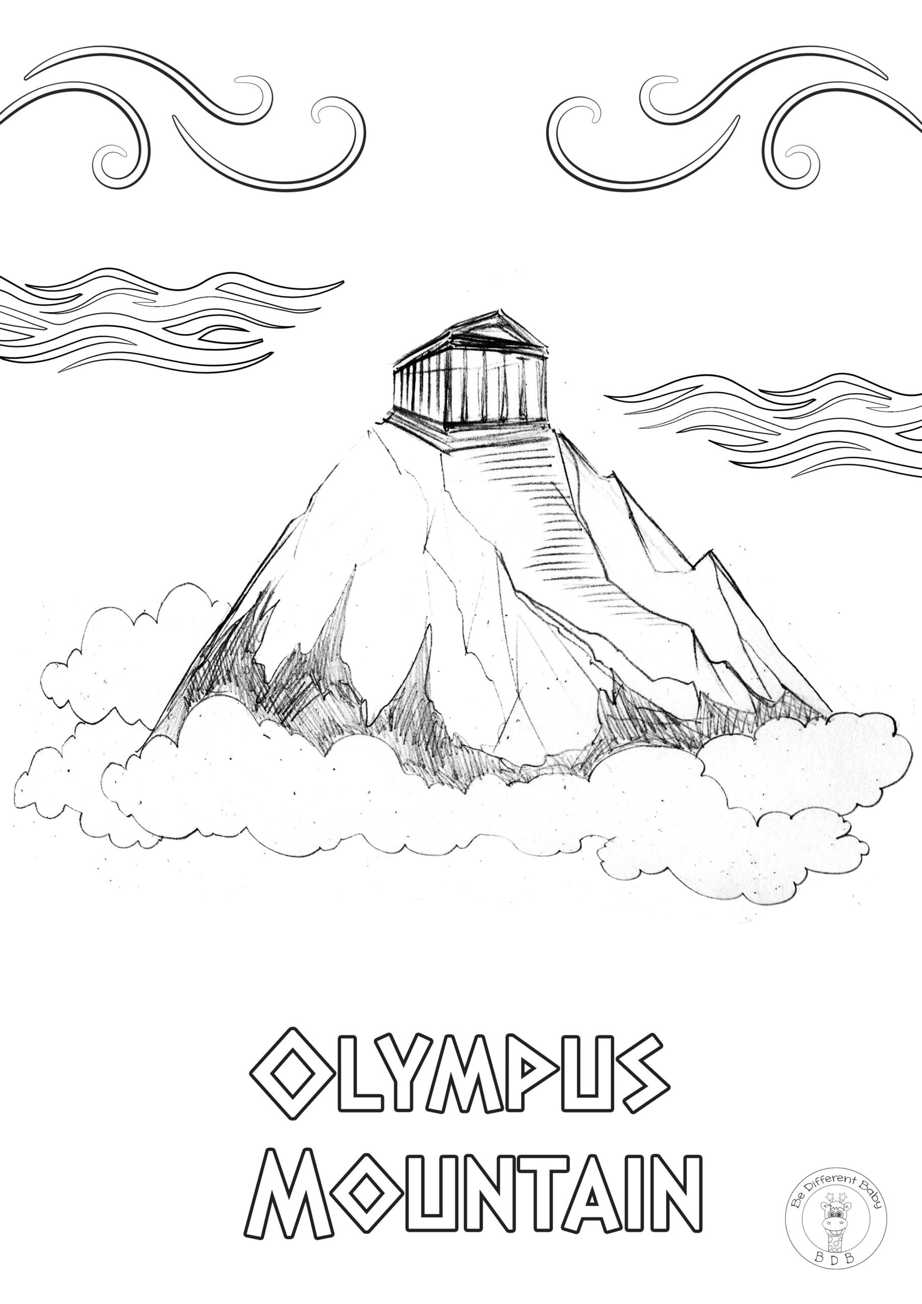 Collection Of Greek Mythology Coloring Pages Free Printable