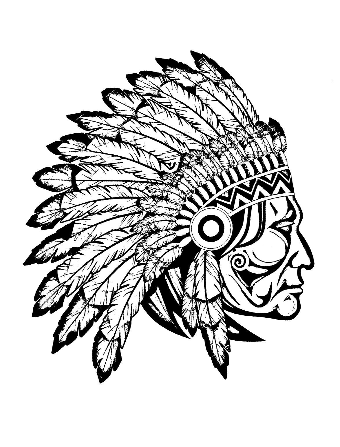 Collection Of Indian Coloring Pages Free Printable