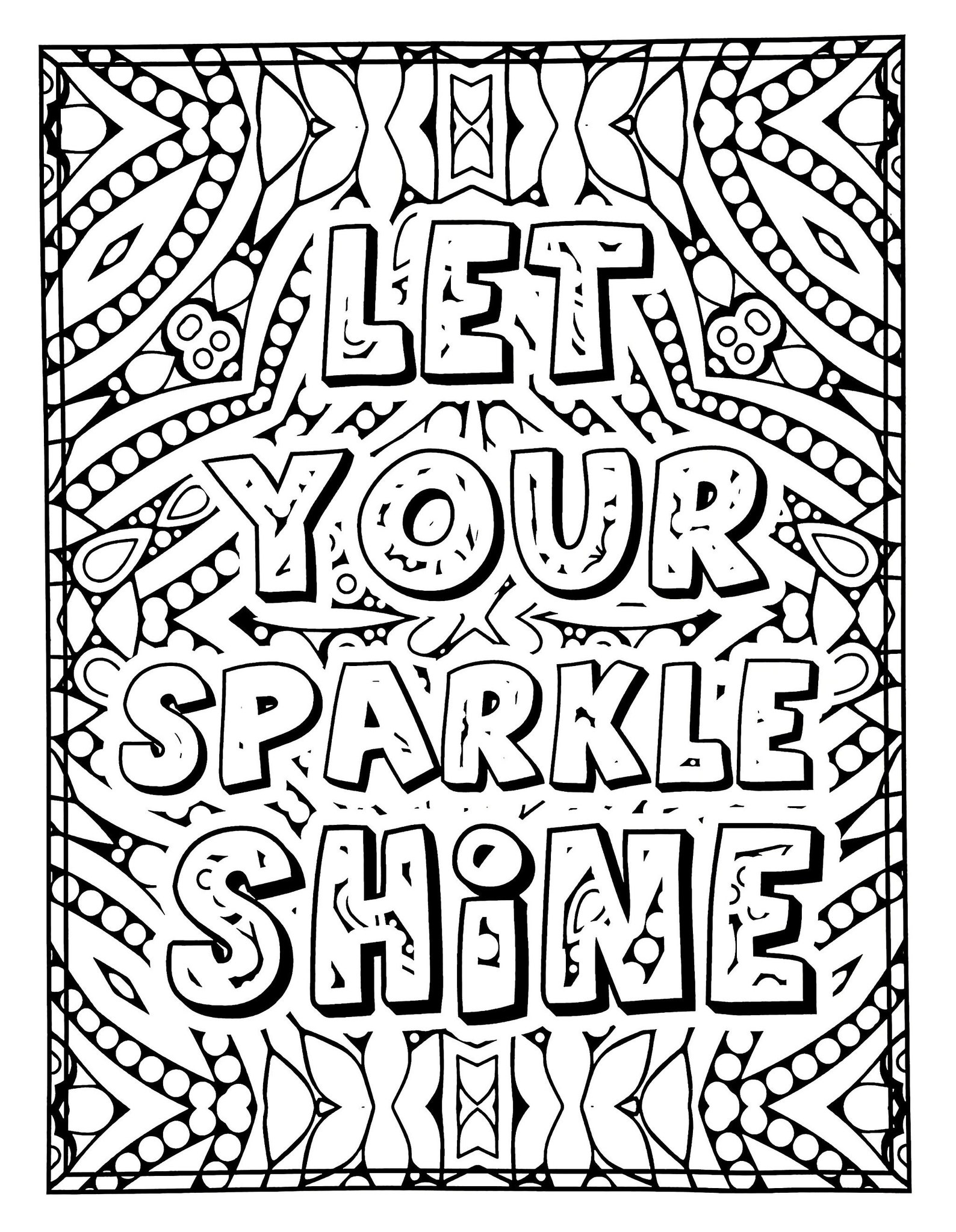 Collection Of Positive Coloring Pages Free Printable