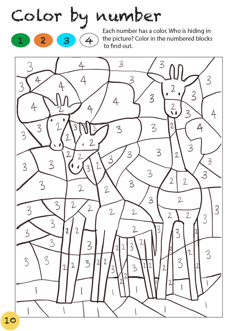 printable giraffe pictures to color