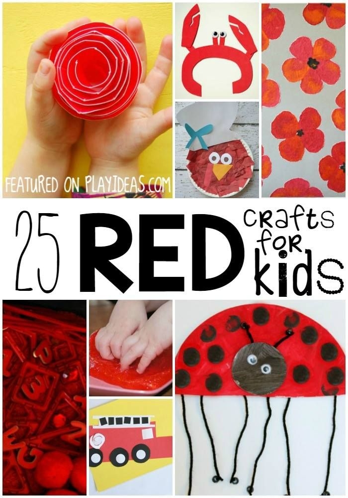 Color Red Activities For Toddlers