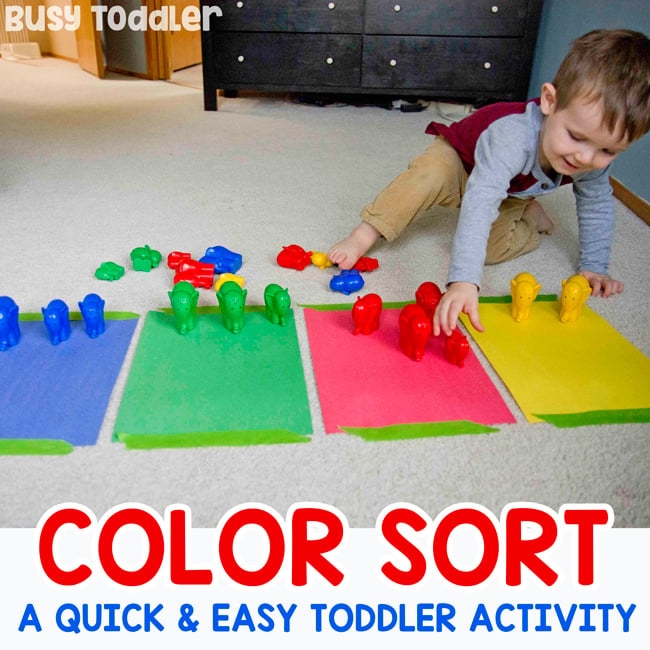 sorting activities for toddlers printable