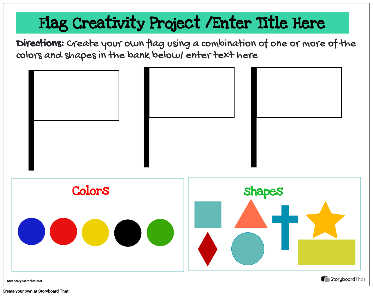 Color Your Own Pride Flags Printable Craft Project Ideas Worksheets 